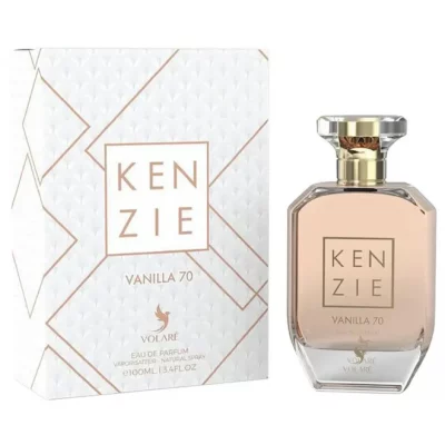 kenzie vanilla 70 eau de parfum volaré 100ml parfum vanille poire pêche praliné bois de santal musc ambre