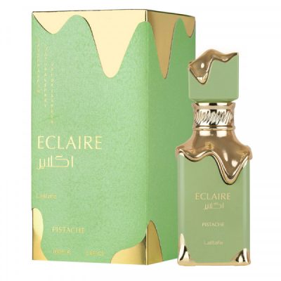 Lattafa Eclaire Pistache eau de parfum 100ml flacon gourmand pistache crème vanille musc parfum sucré lacté