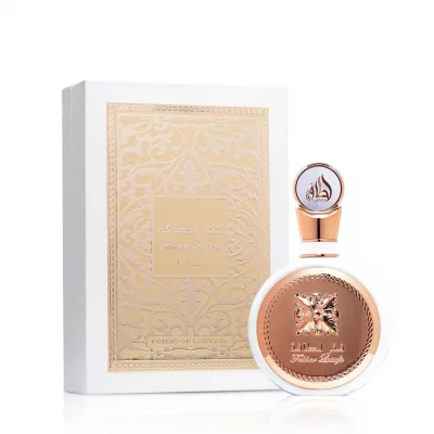 Lattafa Fakhar Rose eau de parfum 100ml flacon rose gold parfum floral fruité vanille musc femme