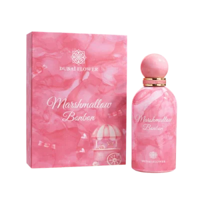 Marshmallow Bonbon extrait de parfum Dubai Flower 100ml parfum fruité sucré vanille caramel coco musc blanc