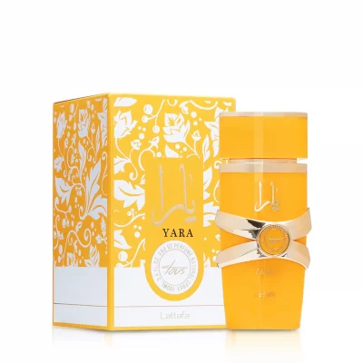 Lattafa Yara Tous eau de parfum 100ml flacon jaune tropical mangue coco vanille musc parfum exotique