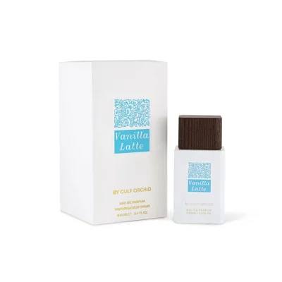 vanilla latte gulf orchid eau de parfum 100ml parfum vanille gourmand flacon blanc